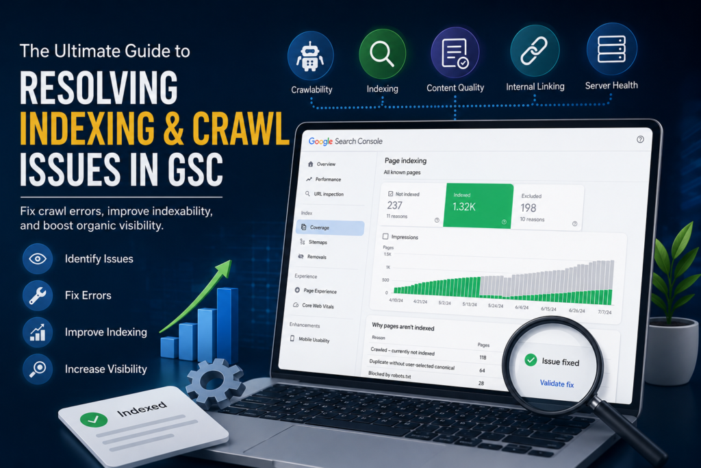The Ultimate Guide to Resolving Indexing & Crawl Issues in GSC