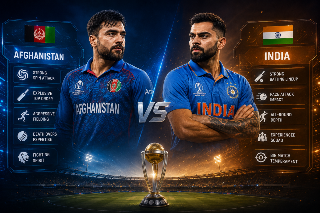 AFG vs IND: Key Tactical Insights From the 2026 Cricket Series