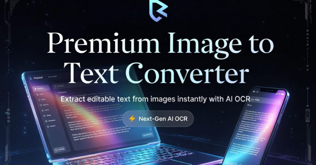 Premium Image to Text Converter - Free AI OCR Tool 2026