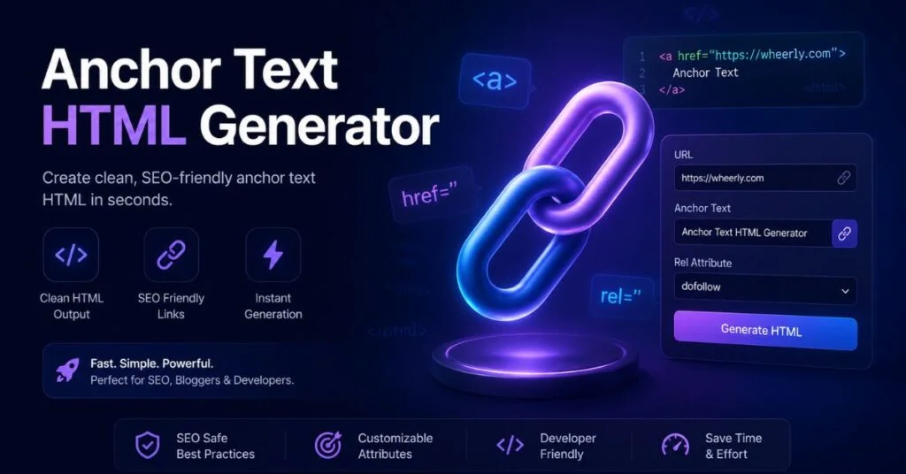 Anchor Text Generator: How to Build Clean, SEO-Optimized HTML Links